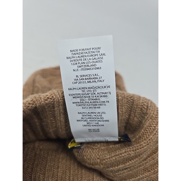 Ralph Lauren Girl Polo Bear Wool Blend Cable Knit Hat Beanie New Embroidered - Picture 6 of 6